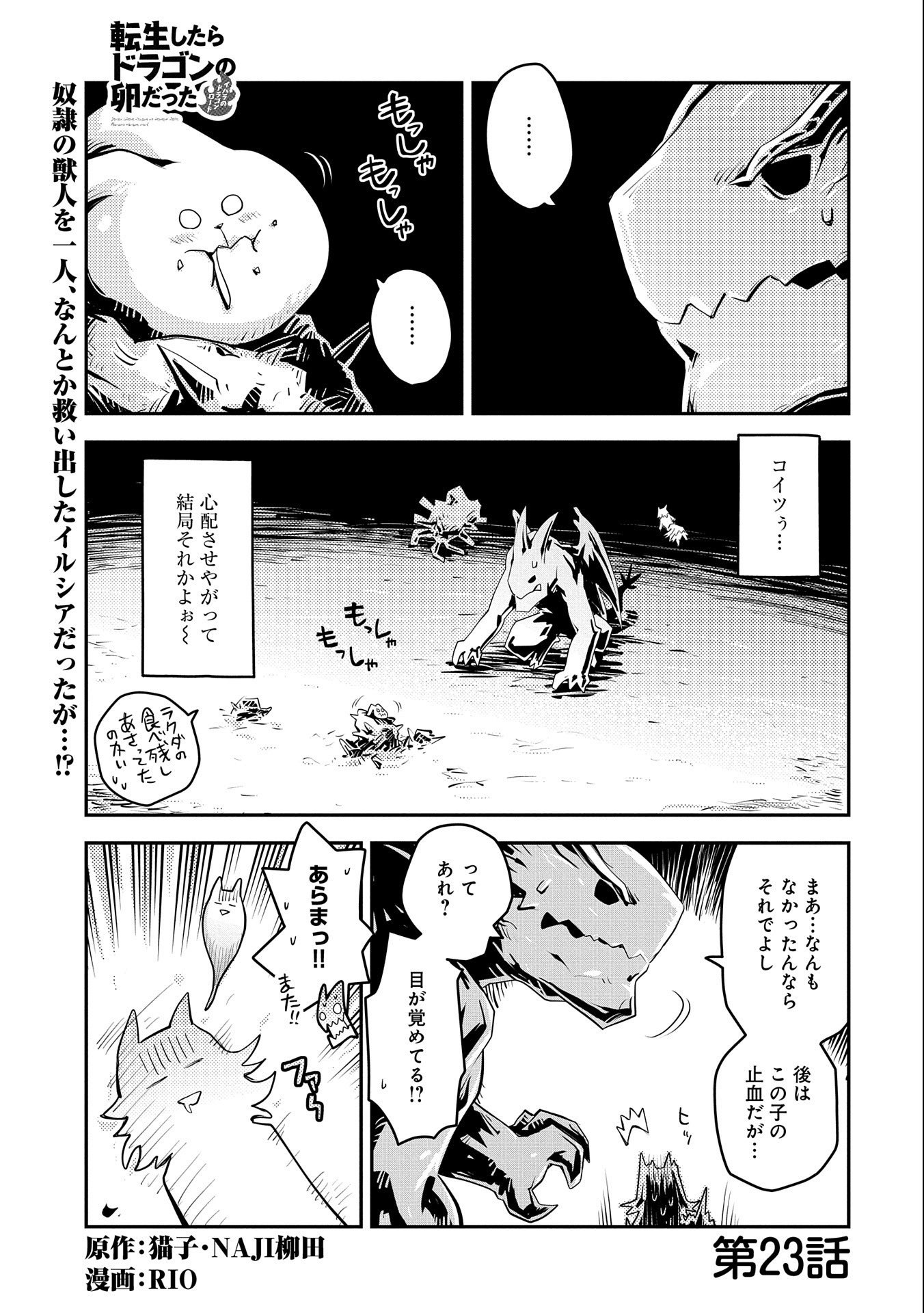 転生したらドラゴンの卵だった ~最強以外目指さねぇ~ 第23話 - Page 1