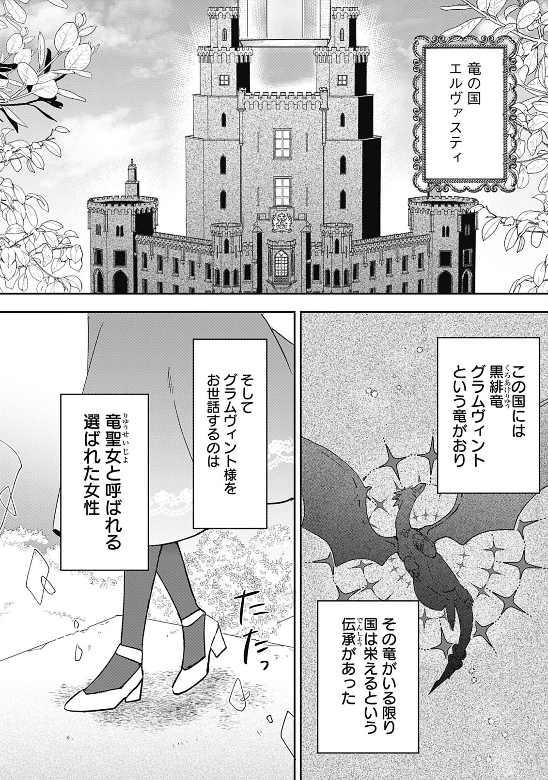 籠のなかの竜聖女 -虐げられた伯爵令嬢は、今日も溺愛されています- 第1話 - Page 4